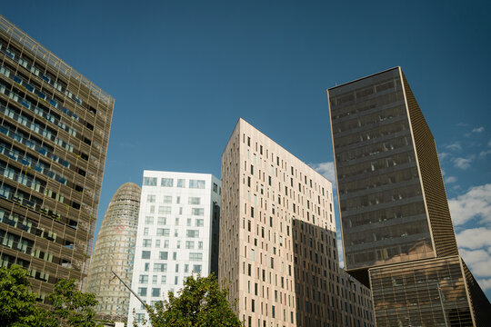Office buildings in the city