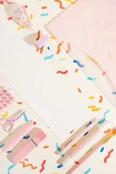 colorful  school supplies