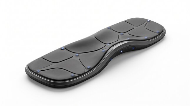 Ergonomic keyboard wrist rest, black memory foam support pad for office desk, comfortable gel wrist cushion for computer typing and gaming