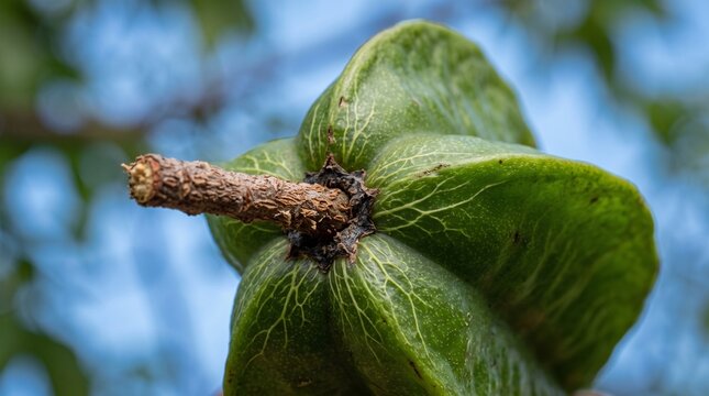Starfruit stem veins