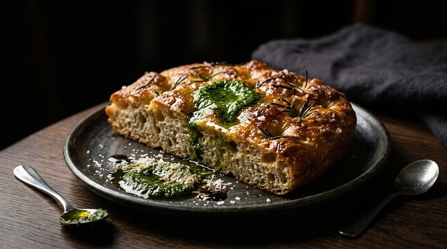 Focaccia Genovese: Structural analysis of baked focaccia bread