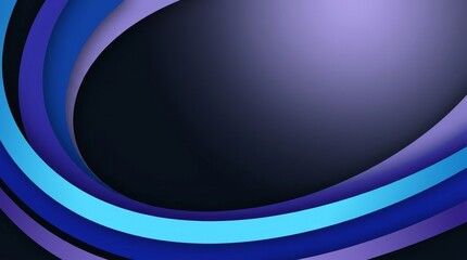 Obraz premium Beautiful abstract wave pattern with gradients of blues and purples, creating a modern and sleek design.