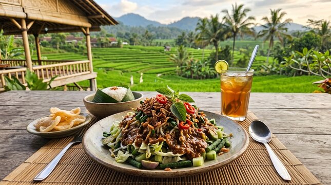 Traditional Indonesian Karedok
