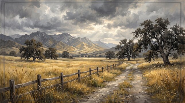 Rural mountain path