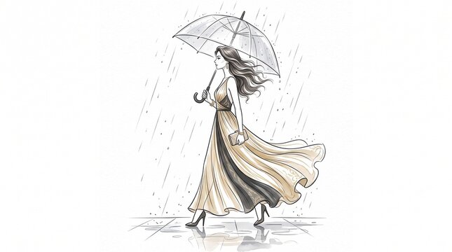 Woman With Umbrella