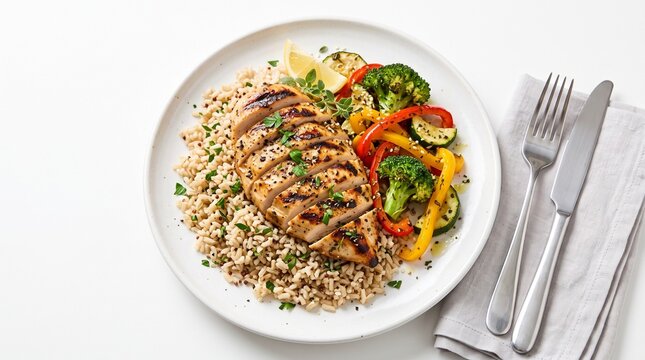Grilled chicken rice