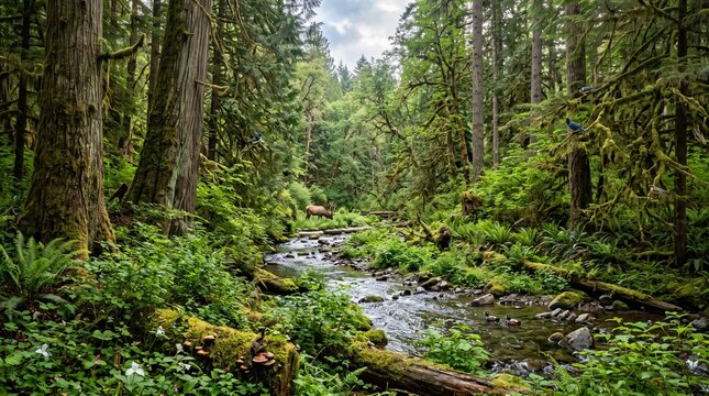 lush green forest