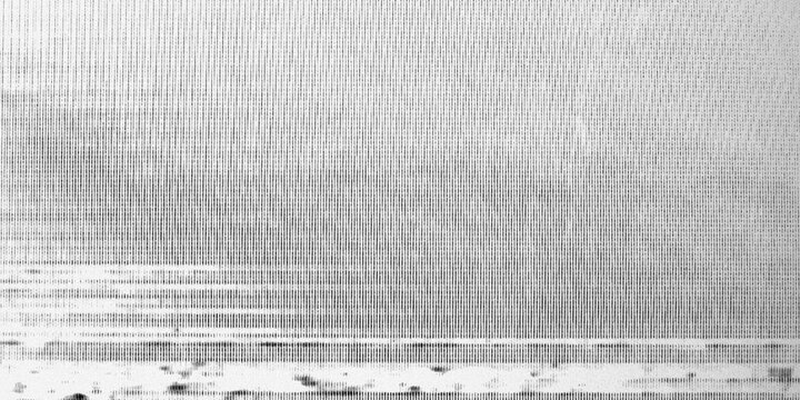 Vintage photocopy texture with heavy grain and scan lines, distressed black and white xerox background, grunge paper overlay for retro design