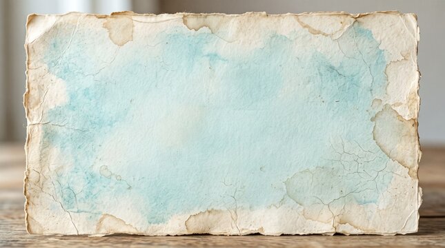 Soft Blue Vintage Paper Texture