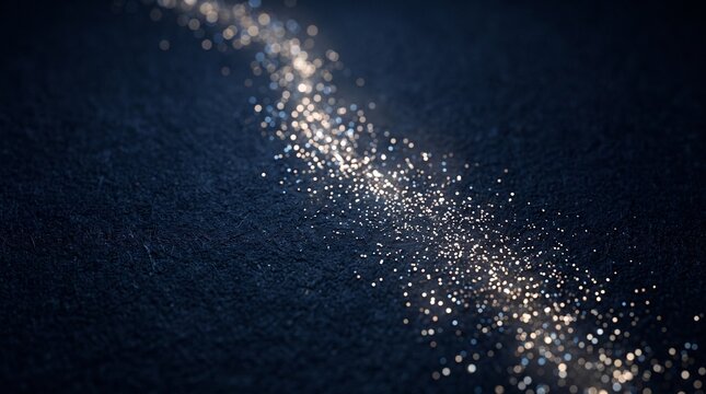 Elegant Midnight Blue Sparkle Background