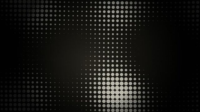 Abstract green honeycomb pattern with glowing light effect