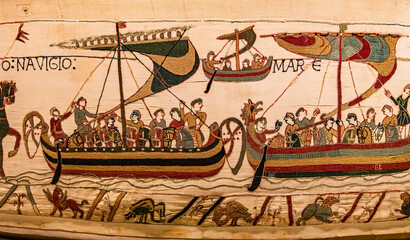  mural decors tapestry of the middle ages, france © photogolfer