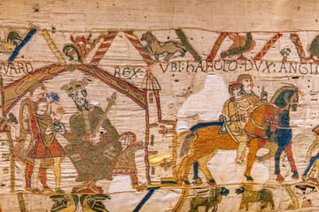  mural decors tapestry of the middle ages, france © photogolfer