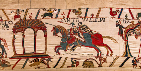  mural decors tapestry of the middle ages, france © photogolfer