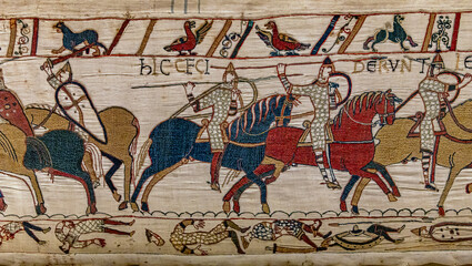  mural decors tapestry of the middle ages, france © photogolfer