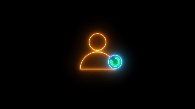 User profile icon with refresh symbol, representing account update, sync, or profile reset.