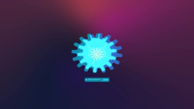 animation of intricate mechanical gears interconnected and spinning smoothly. Cinematic lighting, metallic textures with brass, copper, and polished steel. Close-up shot showing the teeth of the gears
