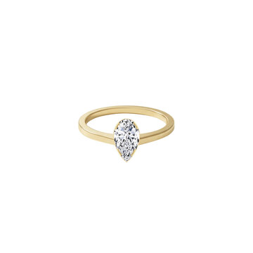 golden ring with diamonds