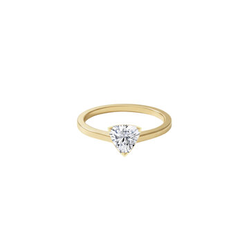 golden ring with diamonds