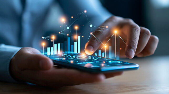 AI-powered digital wallet interface predicting spending patterns and suggesting financial decisions, artificial intelligence, personal finance, smart banking, fintech, financial