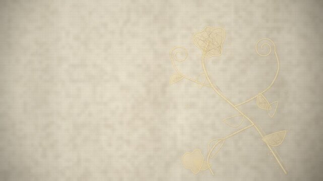 Batik Wax Resist Indigo Dye Bloom Animation