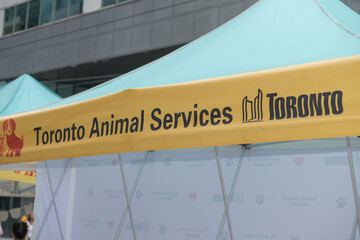 Obraz premium Toronto Animal Services event tent at TIFF 2026