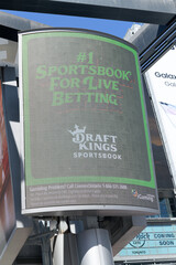 Obraz premium digital sign at Sankofa Square for Draft Kings Sportsbook, Toronto