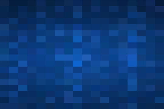 Dark blue pixelated grid background, with varying shades, of blue squares, creating a textured, digital mosaic pattern, for web