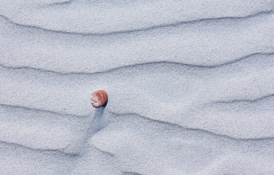 Natural white sand pattern background texture