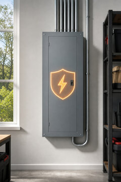 Electrician Safe Circuit Shield Hologram for Electrical Protection, Panel Maintenance and Workplace Safety