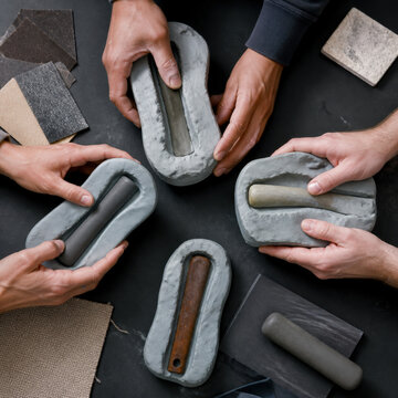 Ergonomic Grip Clay Impression Workshop for Product Design, Hand Fit Testing and Usability Research