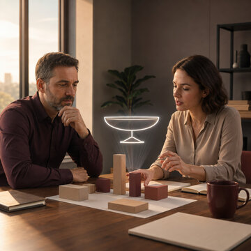 Balanced Bowl Hologram for Financial Planning, Budget Allocation and Investment Strategy