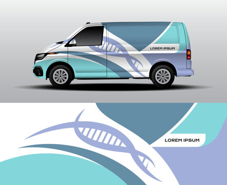 Modern Wellness Van Wrap Concept