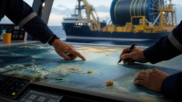 Subsea Cable Fault Repair Route Planning Concept
