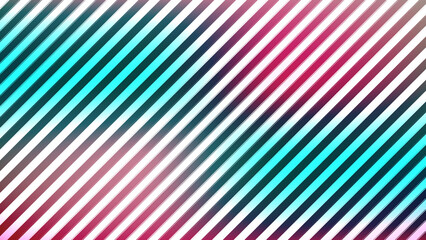 Contemporary minimalist abstract diagonal stripes background featuring striking cyan and magenta gradient color palette, vintage halftone texture, dynamic visual pattern for creative works. © Sumon