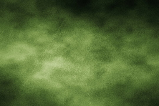 Abstract dark green textured backdrop featuring soft smoke clouds with subtle fine lines overlay design for modern artistic graphic projects and posters.