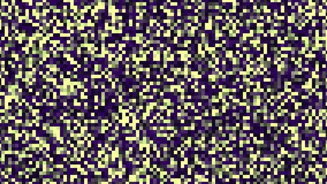 Abstract Digital Pixel Noise and Glitch Animation Background Pattern