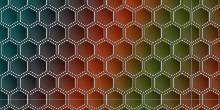 Abstract dark background with multicolored honeycomb grid pattern honeycomb geometric abstract multicolored background structure repeating wallpaper colorful backdrop hexagonals creative