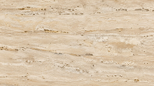 Beige travertine marble texture, natural stone background with organic veins, elegant limestone surface for interior design and architectural rendering