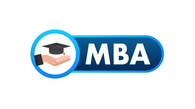 MBA master of business administration animation