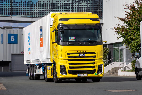 Ford F-MAX Gen2 heavy-duty truck for long-haul freight transport driving
