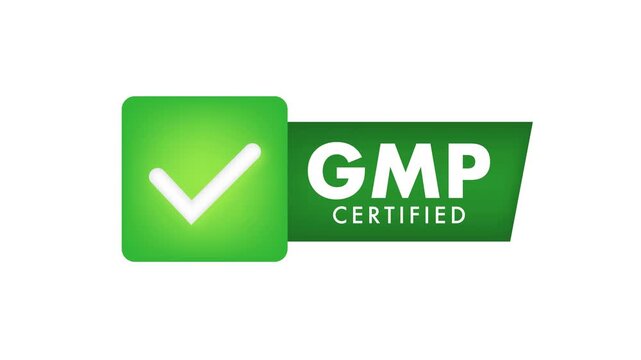 GMP certified good manufacturing practice animation