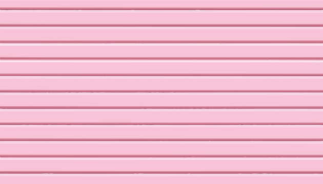 Pink vector background with horizontal siding texture. Minimalist pastel color pattern for sweet banners, elegant backdrops, and modern poster designs. Abstract linear designs with soft shadows. 