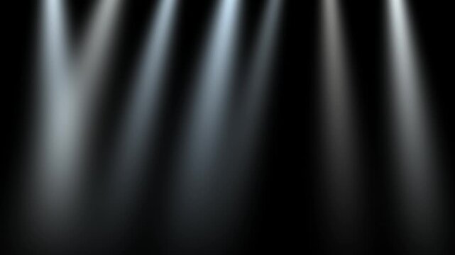Dynamic Spotlight Rays on Dark Background for Dramatic Lighting Effects