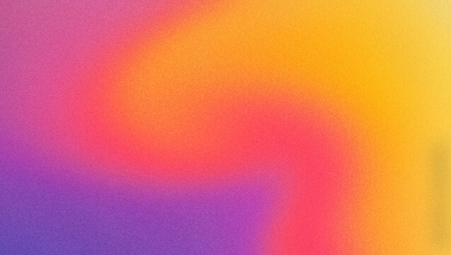 Vibrant gradient background transitioning from yellow to orange pink and purple color