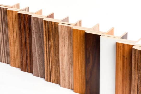 Assorted Wood Grain Molding Profiles for Furniture and Interior Finishing