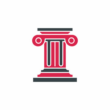 Elegant Ionic Column Symbolizing Justice Law and Tradition