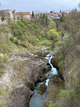 The canyon of the river Gornja Dobra in Ogulin and in front of Jula's abyss - Croatia (Kanjon rijeke Gornje Dobre u Ogulinu i pred Đulinim ponorom - Ogulin, Hrvatska)