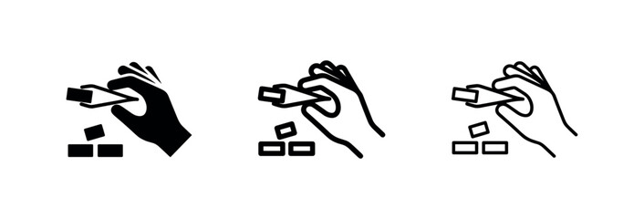Fototapeta premium Building and Architecture Planning Construction Icon Set