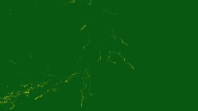 Sparkling magic flourish stream, green screen, glowing glitter ribbon, fairy light particles, isolated chroma key overlay, seamless animation, cinematic 4k